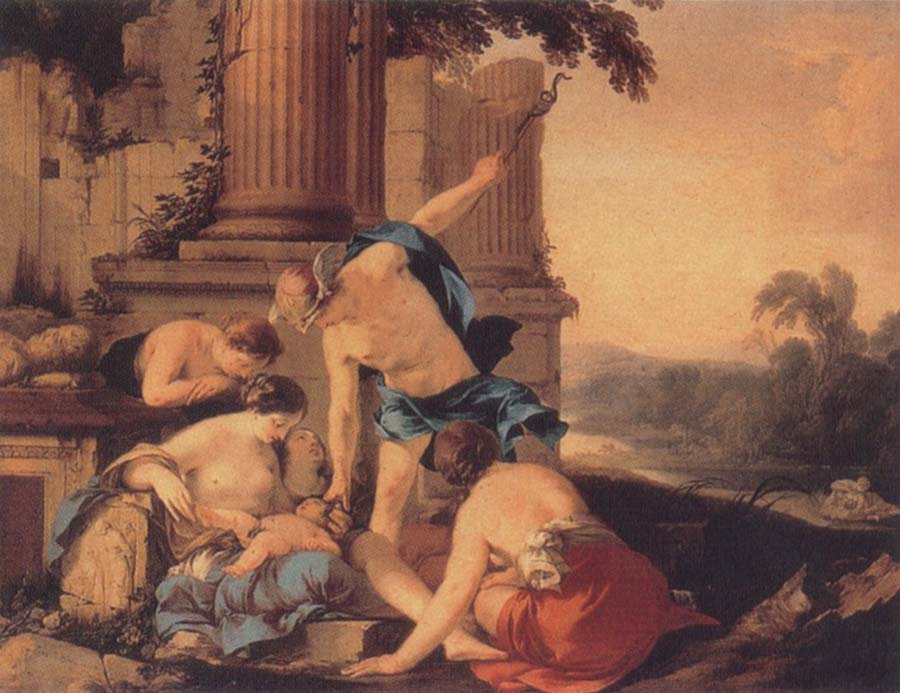 Mercury Takes Bacchus to be Brought Up by Nymphs